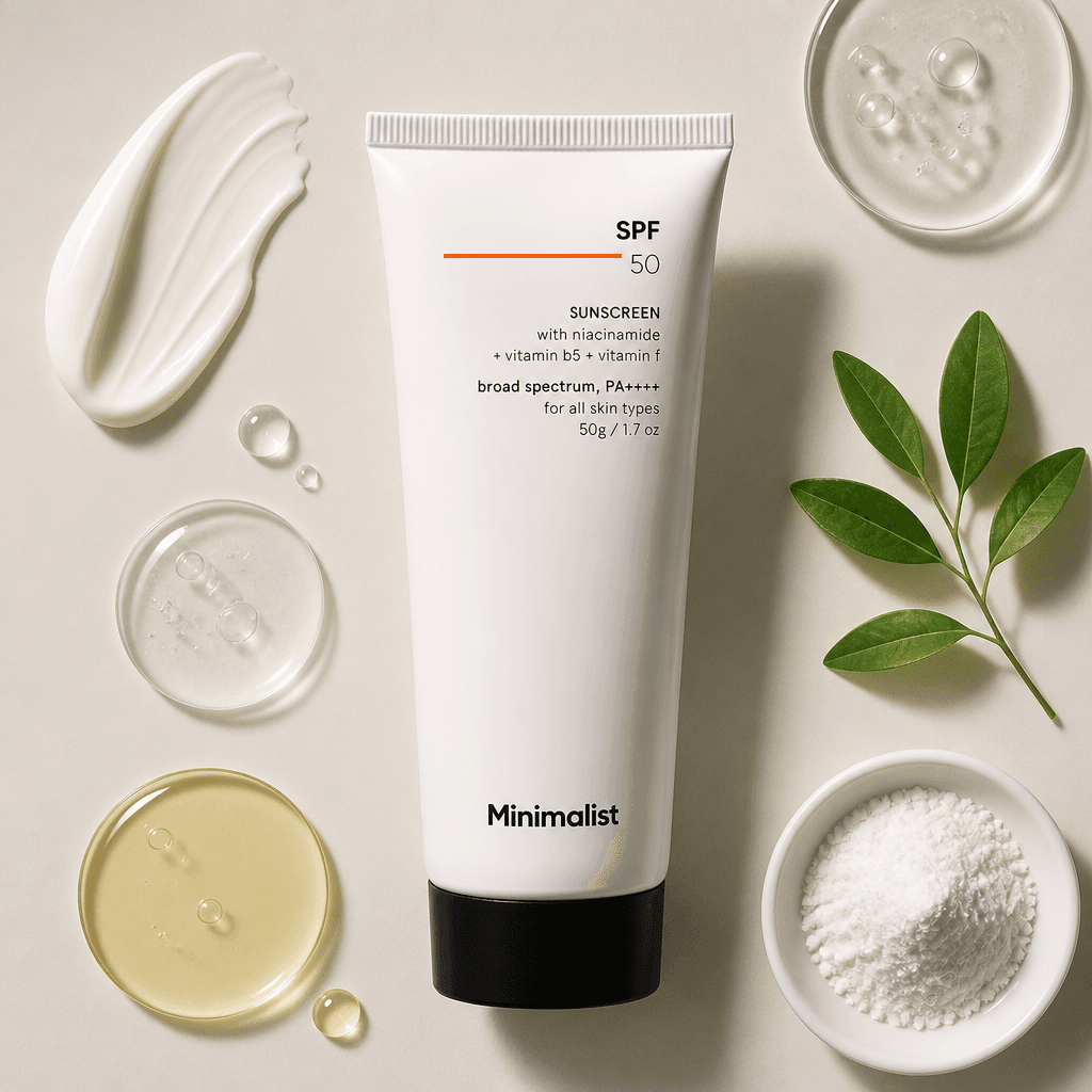 Sunscreen SPF 50, Beauty Editorial